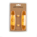 reflectors FORCE 2 pcs elliptic, orange
