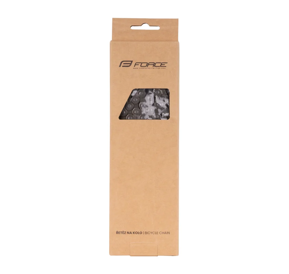 řetěz FORCE/PYC P7002 pro 8-kolo,116čl. hnědý