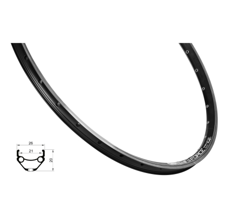 rim FORCE PRIME 559x21, 32H, black