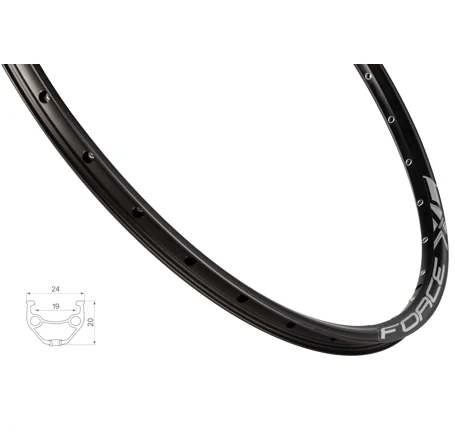 rim FORCE XC BASIC DISC 559x19, 32H, black