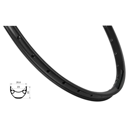 rim FORCE XC DISC 584x23, 32H, black
