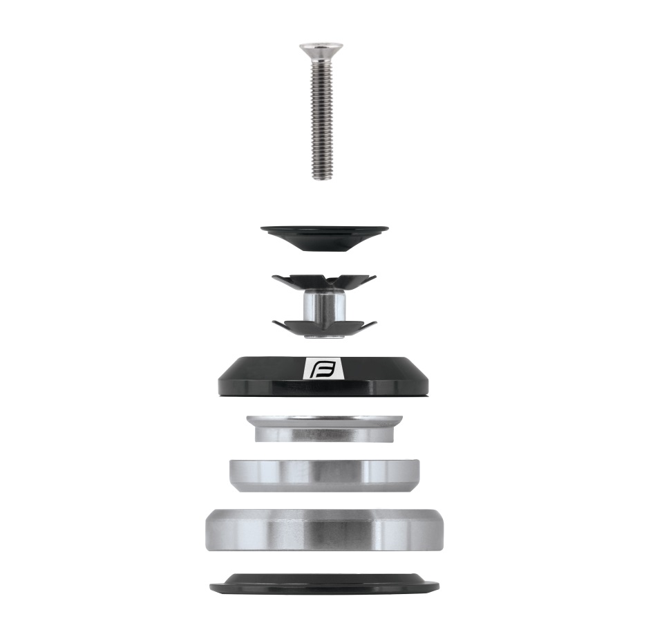 řízení FORCE TAPER 1 1/8"-1 1/2" 36°integrov.černé