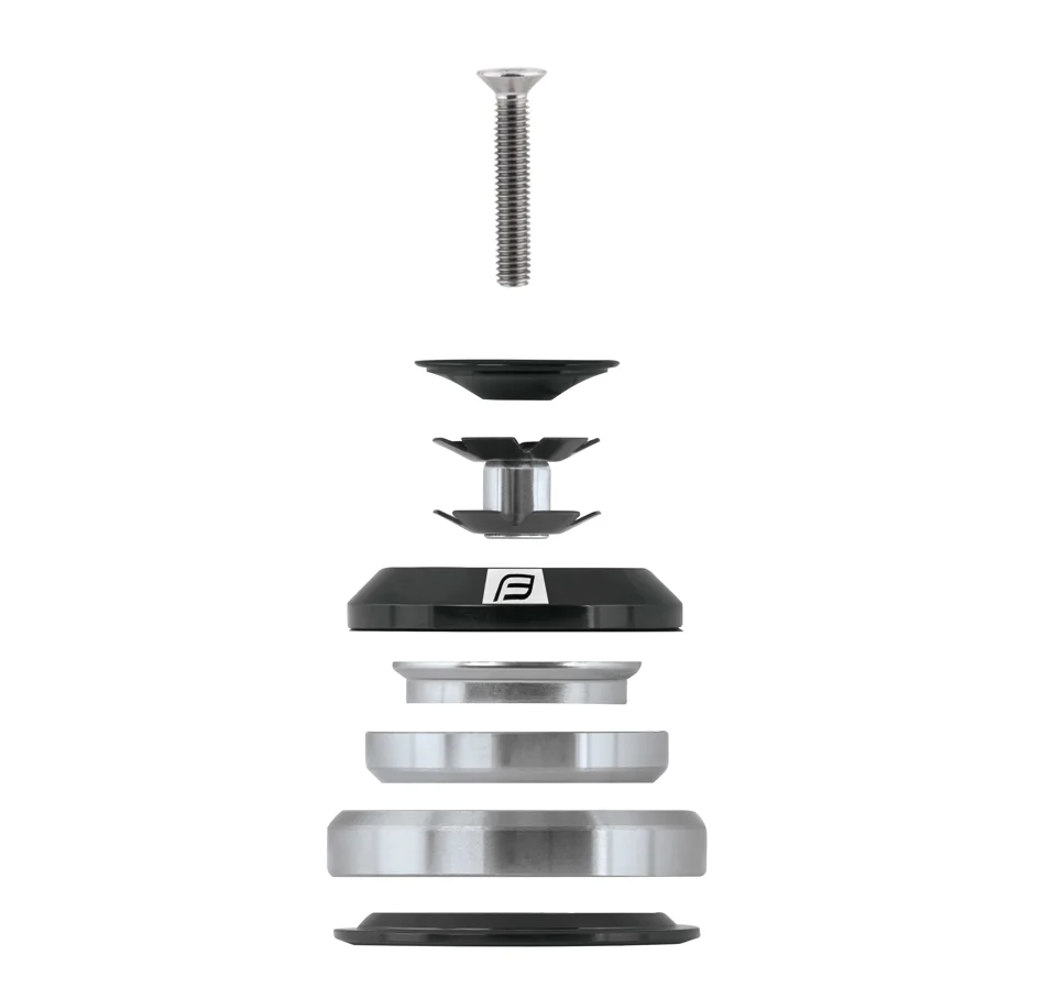 řízení FORCE TAPER 1 1/8"-1 1/2" 36°integrov.černé