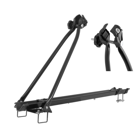 roof bike carrier FORCE TÜV steel, black