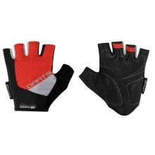 rukavice F DARTS gel bez zapínání,červeno-šedé