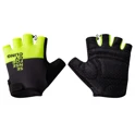 rukavice FORCE FINE, černo-fluo XL