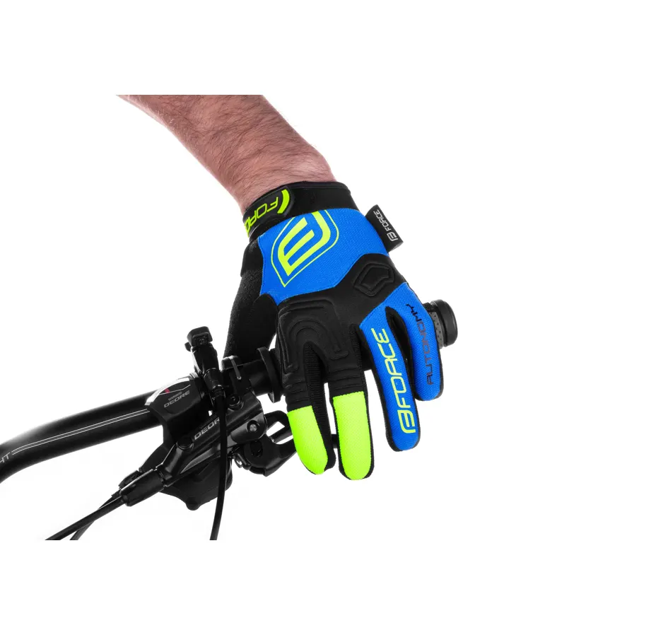 rukavice FORCE  MTB AUTONOMY, černo-modré 