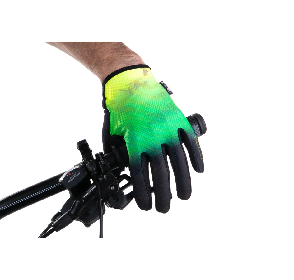 rukavice FORCE MTB CORE letní, fluo-zelené