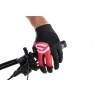 rukavice FORCE MTB POWER, černo-červené