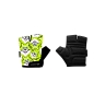 rukavice FORCE WOLFIE KID, fluo L