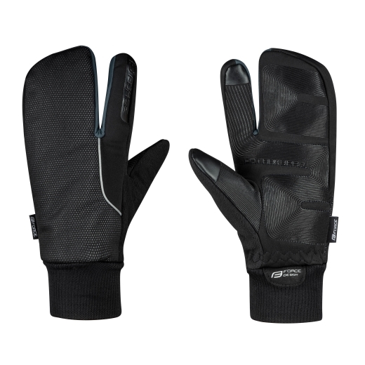 rukavice zimní F HOT RAK PRO 3+1, černé
