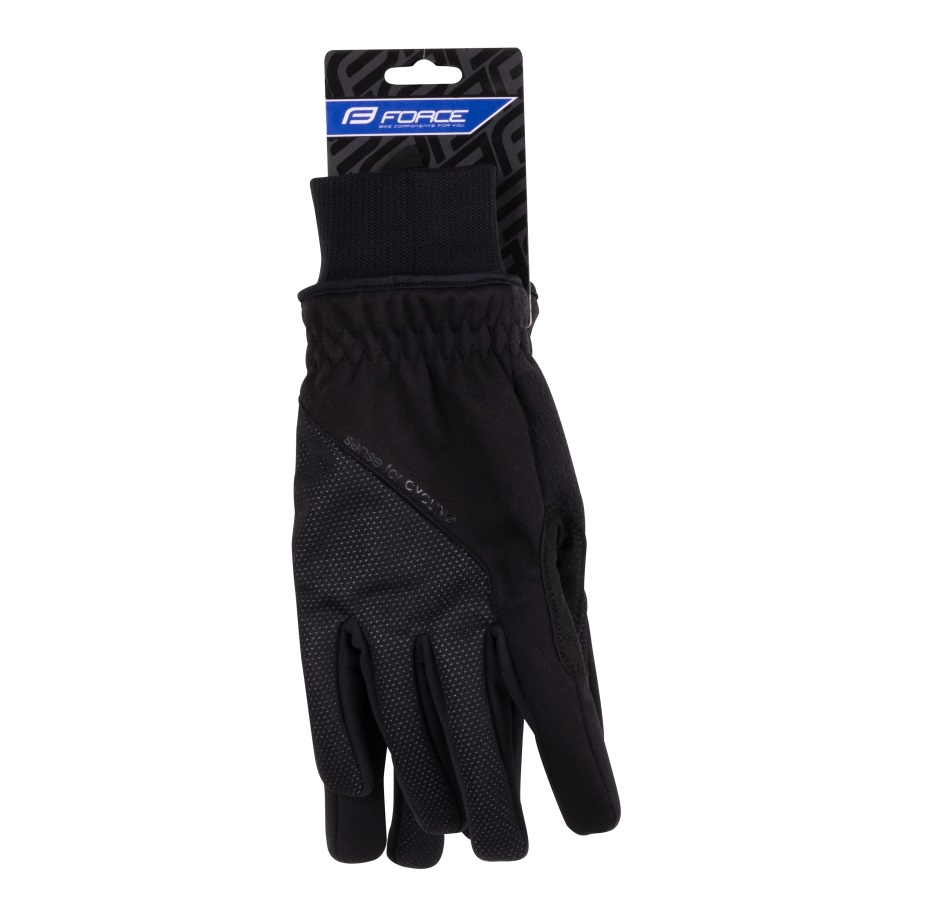 rukavice zimní FORCE ULTRA TECH 2, černé