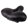 saddle FORCE BAXTER GEL PLUS tourist, black