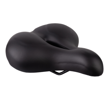 saddle FORCE BAXTER GEL PLUS tourist, black
