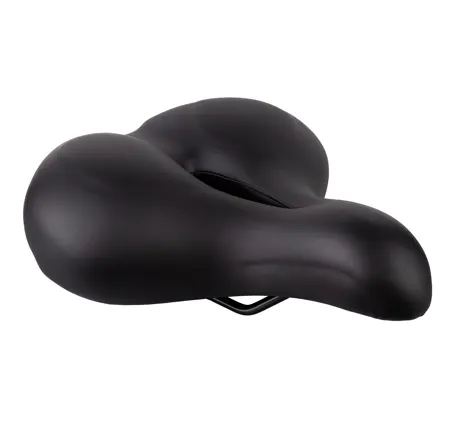saddle FORCE BAXTER GEL PLUS tourist, black