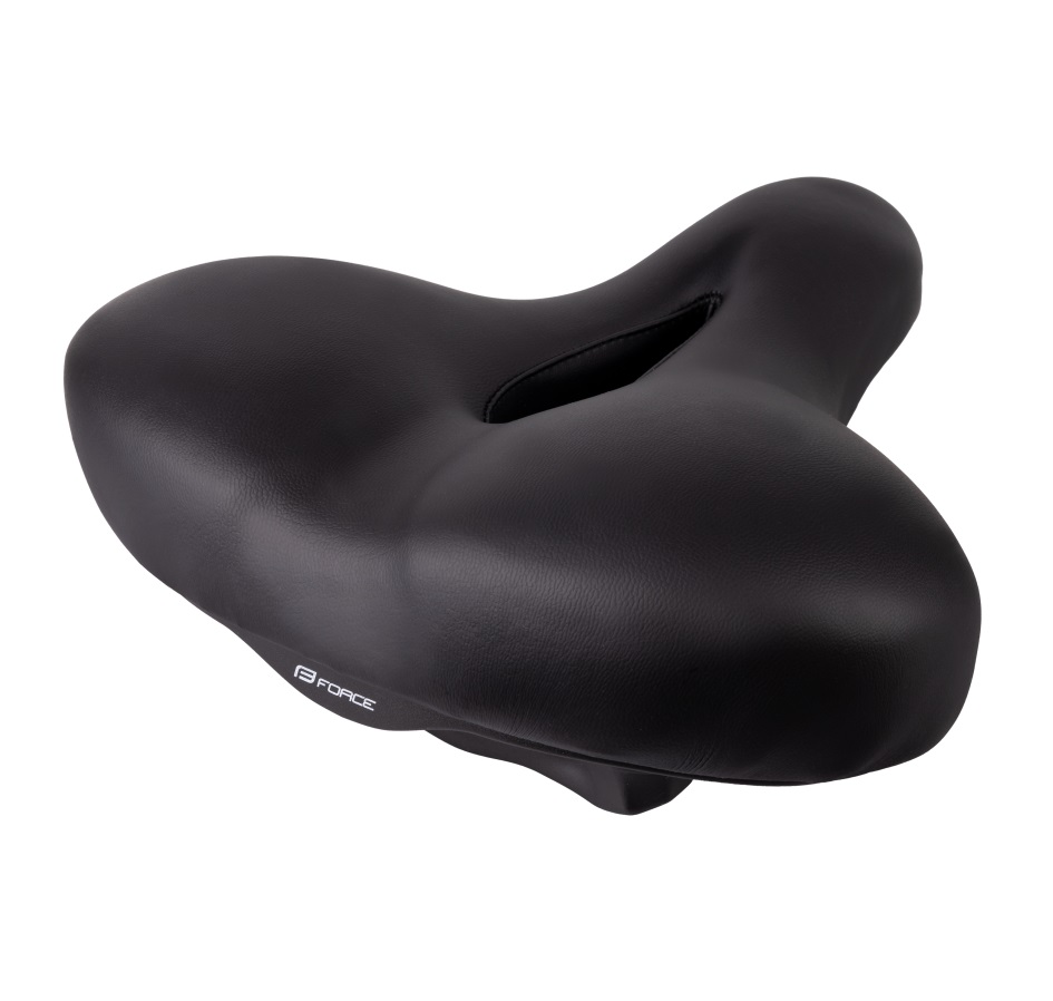 saddle FORCE BAXTER PLUS tourist, black
