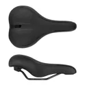 saddle FORCE COMFORT GEL tourist, black