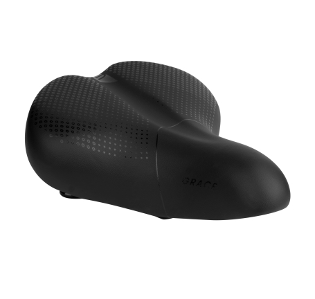 saddle FORCE GRACE UNI with spring, black