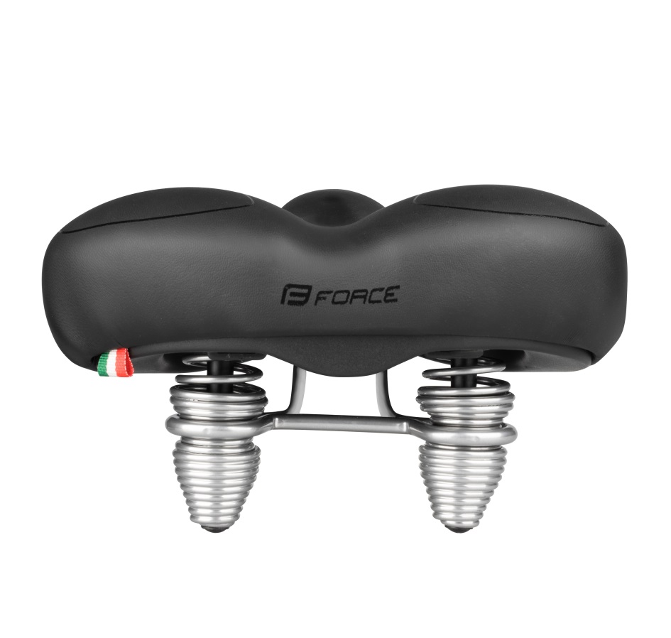 saddle FORCE NOVA2 UNI with spring, black