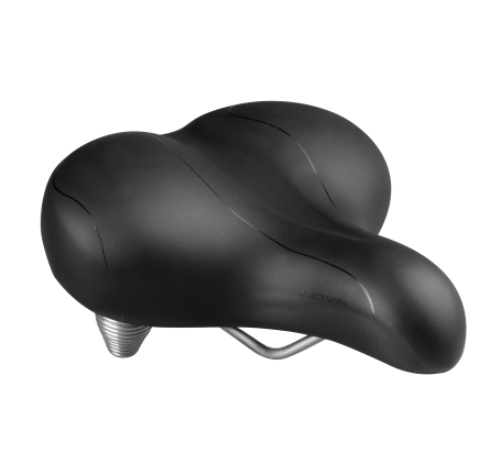 saddle FORCE NOVA2 UNI with spring, black