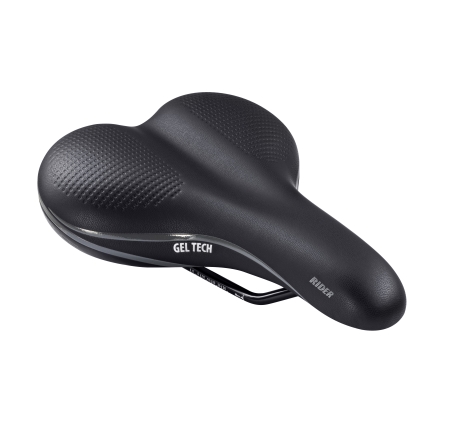 saddle FORCE RIDER GEL TECH, black