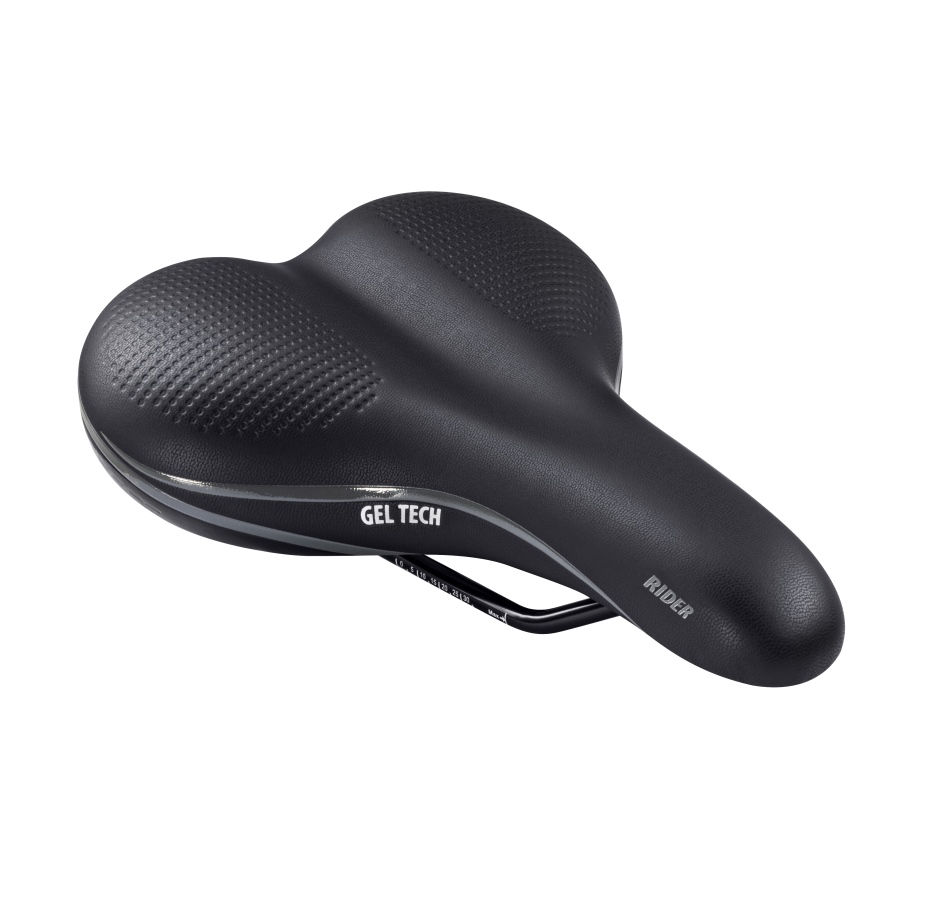 saddle FORCE RIDER GEL TECH, black