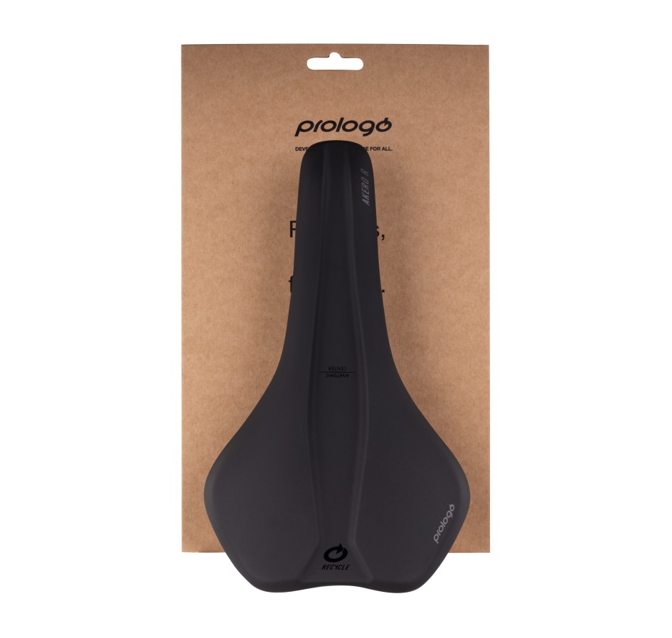 saddle PROLOGO AKERO R RECYCLED STEEL 150, black