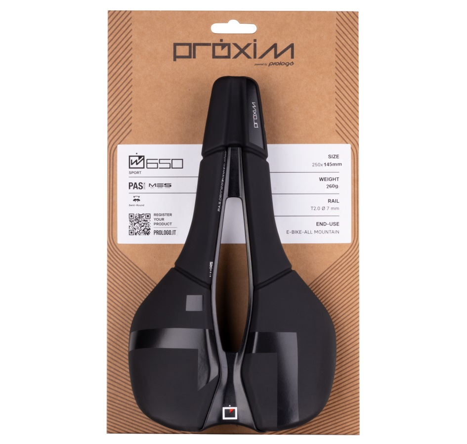 saddle PROLOGO PROXIM W650 T2.0 145 SPORT, black