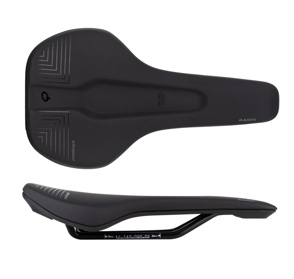 saddle PROLOGO RAION 135 RECYCLED STEEL, black