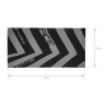 scarf FORCE ARROW winter, black-grey UNI