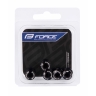 screws+nuts FORCE for chainrings 5 pcs set, black