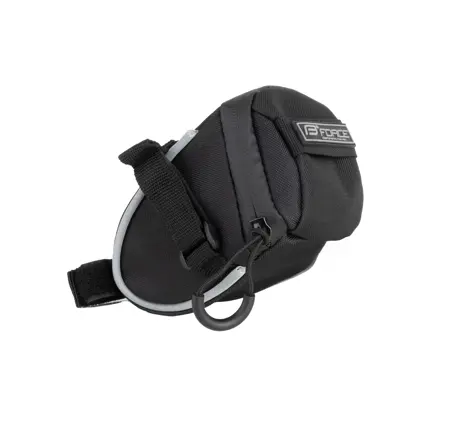 seat bag FORCE JET velcro, black M