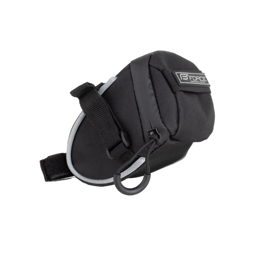 seat bag FORCE JET velcro, black M