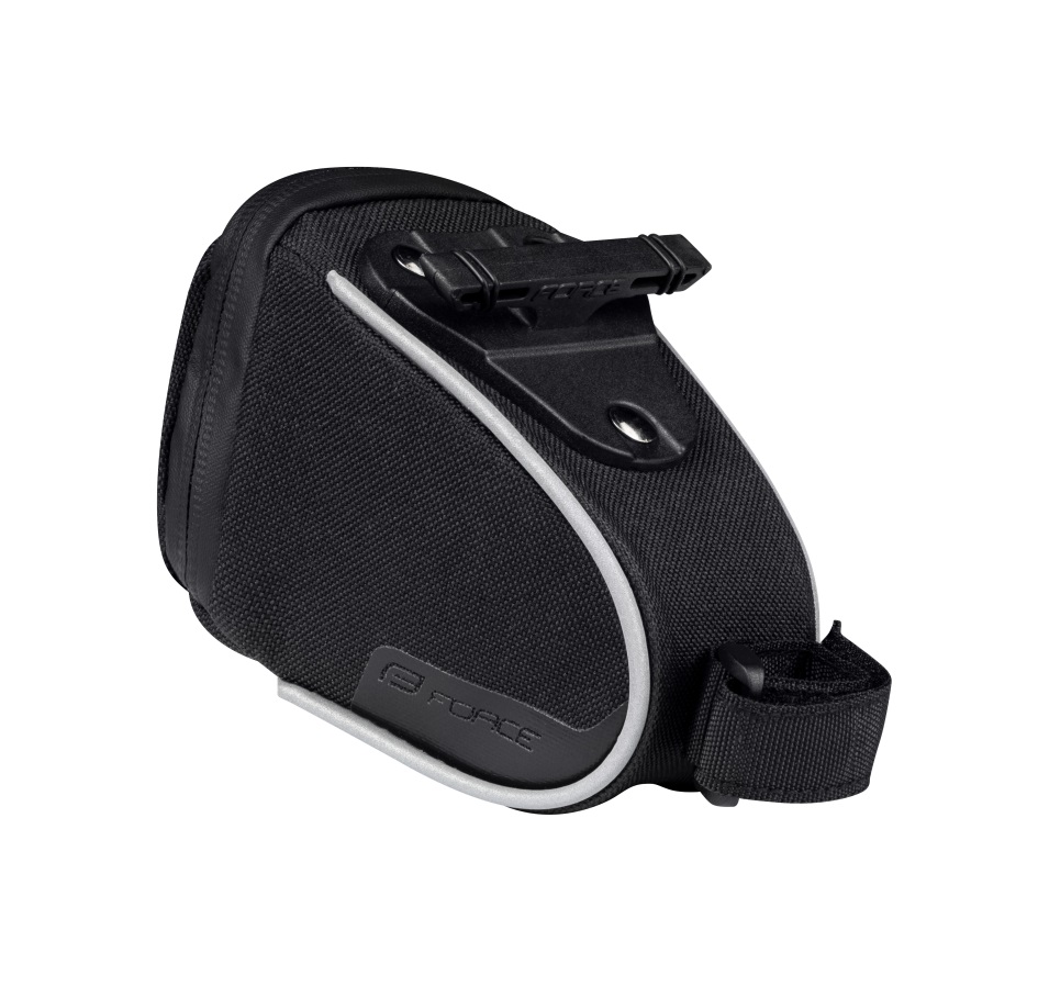 seat bag FORCE RIDE 2 klick, black M
