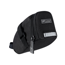 seat bag FORCE ZIP velcro, black M