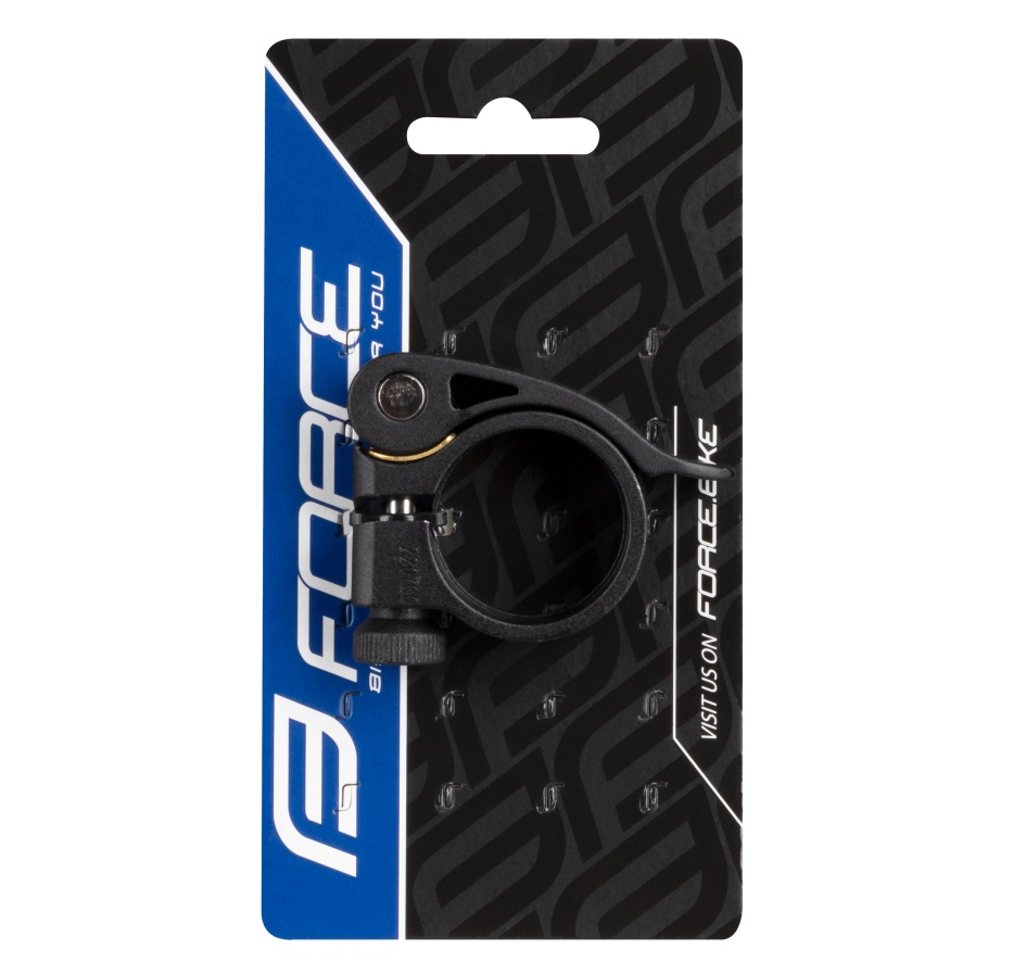 seat clamp FORCE C4.4 with QR 31,8mm Al,matt black