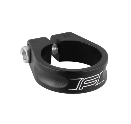 seat clamp FORCE for hex screw 34,9mm Al, black