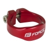 seat clamp FORCE for hex screw 34,9mm Al, red
