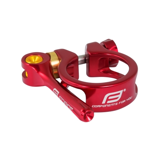 seat clamp FORCE with QR 31,8mm Al, red