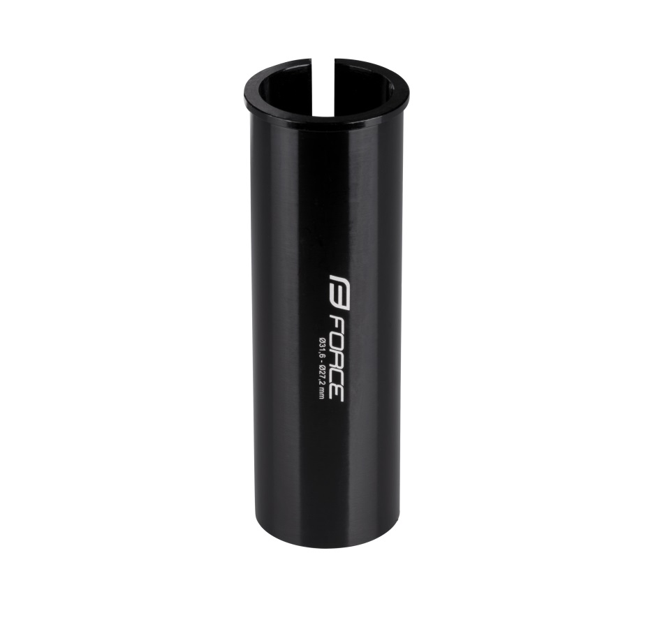 seat post adapter FORCE 30,9-27,2mm, alloy, black