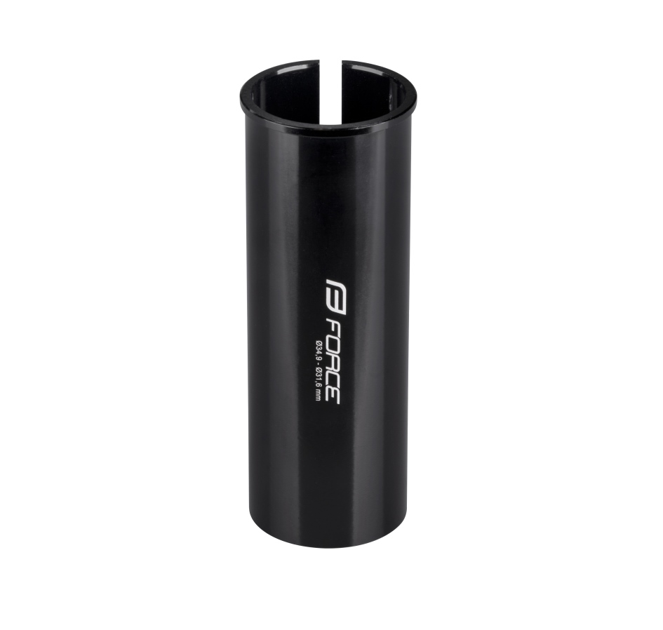 seat post adapter FORCE 34,9-30,9mm, alloy, black