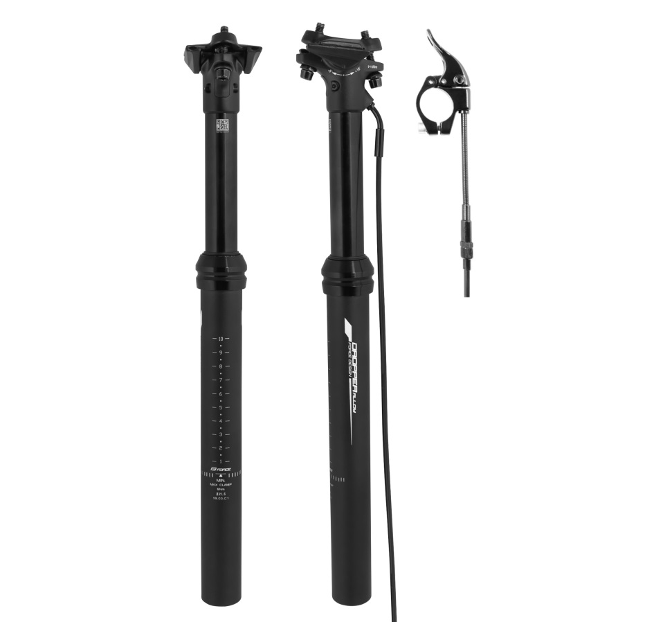 seatpost F DROPPER 31,6/420mm, matt black