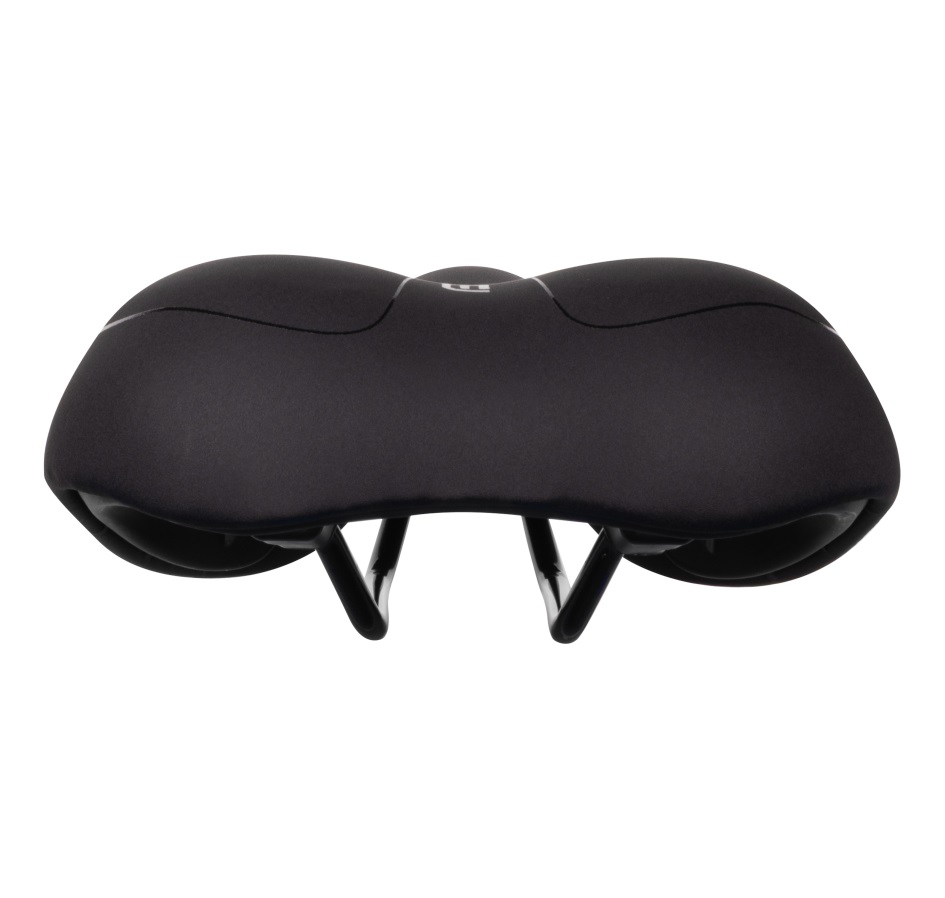 sedlo FORCE COMFORT GEL dámské turistické, černé