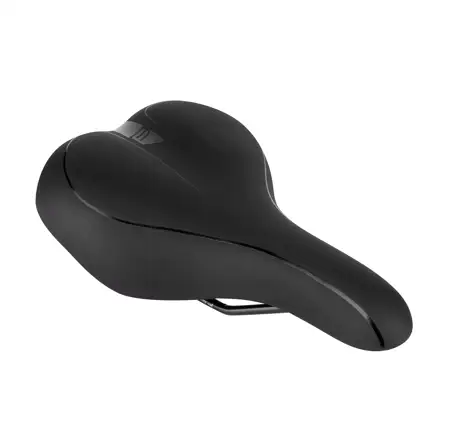sedlo FORCE COMFORT GEL turistické, černé