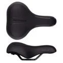 sedlo FORCE COMFORT GEL UNI turistické, černé