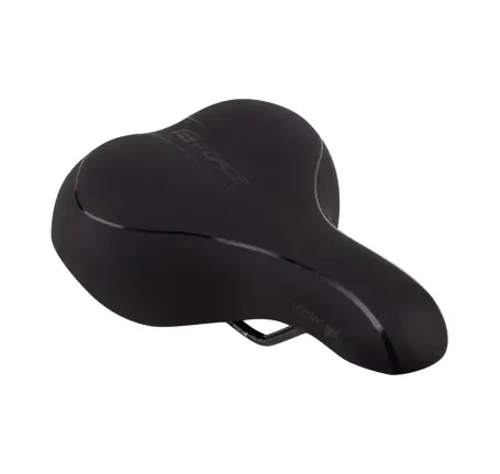sedlo FORCE COMFORT GEL UNI turistické, černé