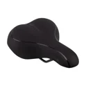 sedlo FORCE COMFORT GEL UNI turistické, černé