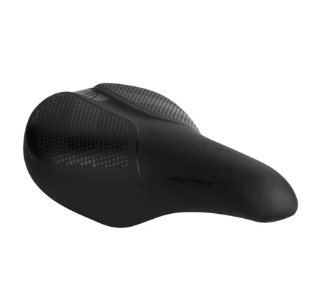 sedlo FORCE COMFORT THUNDER UNI, černé