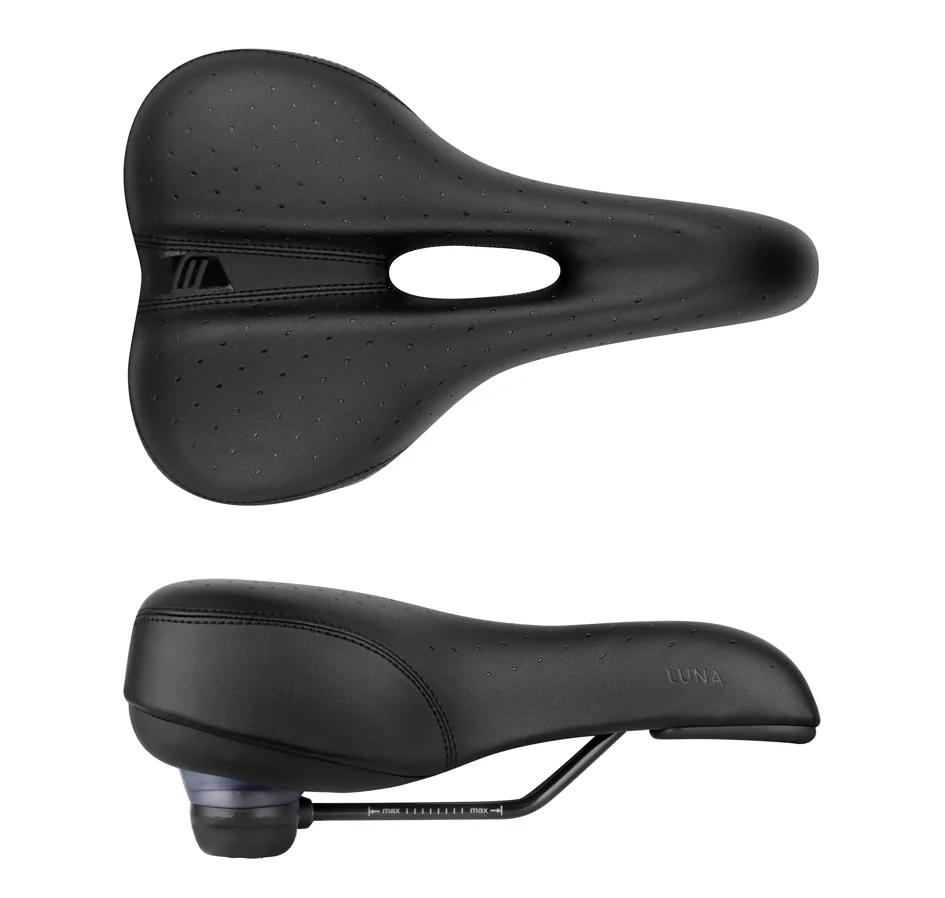 sedlo FORCE LUNA UNI turistické,s elastomerem