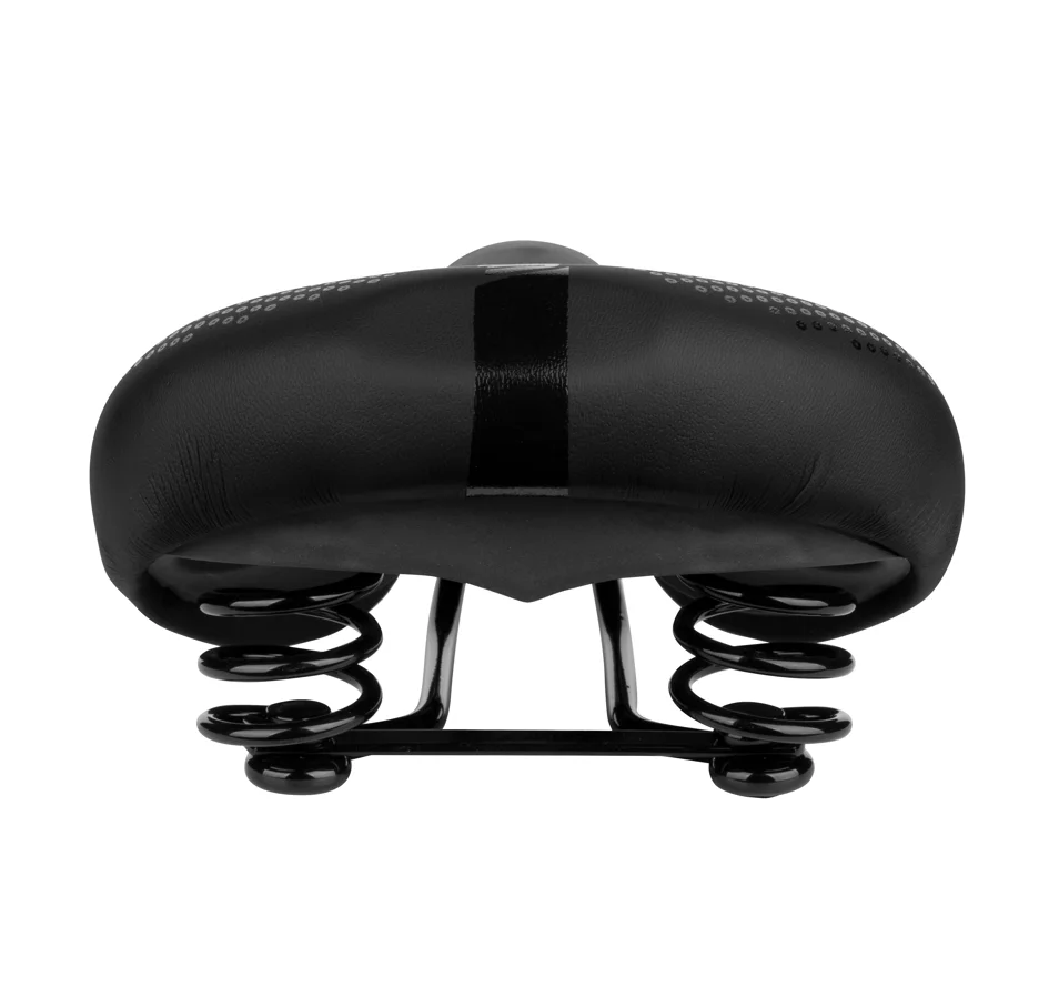 sedlo FORCE SOFT UNI s pružinou, černé